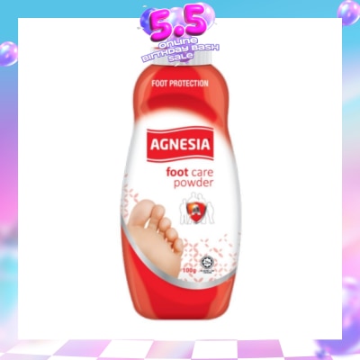 AGNESIA - Foot Care Powder 99.9% Kill Bacterial (For Foot Protection) 100g