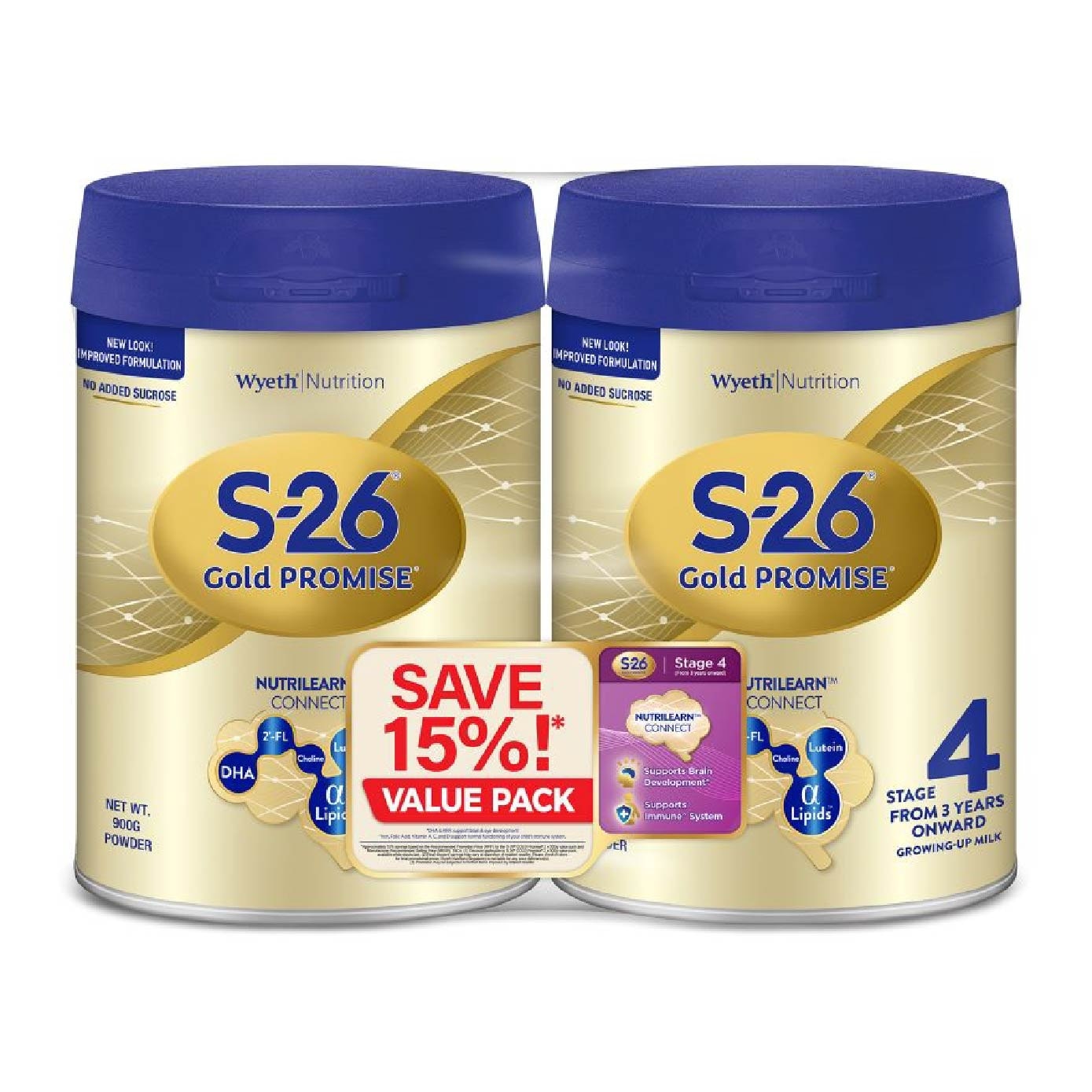 GOLD Promise Growing Up Milk Stage 4 Packset 900g x 2s