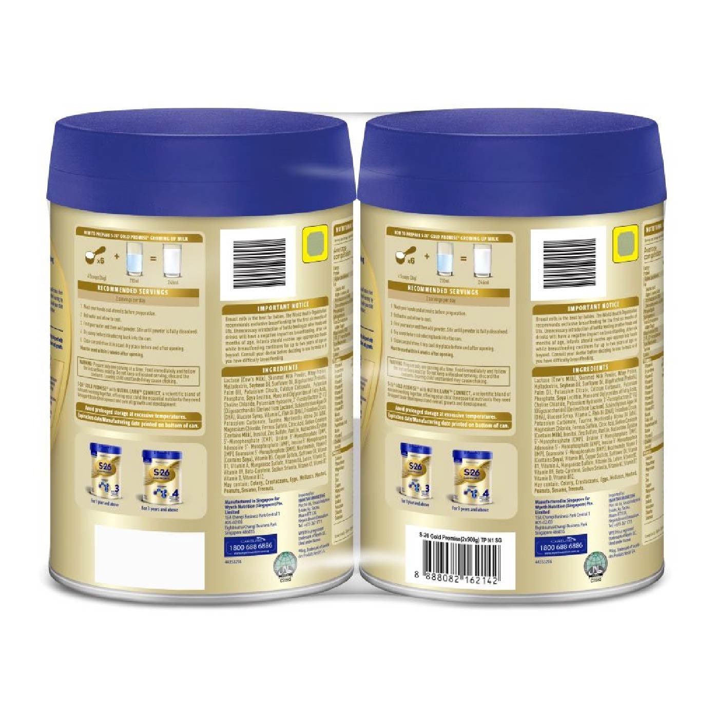 GOLD Promise Growing Up Milk Stage 4 Packset 900g x 2s