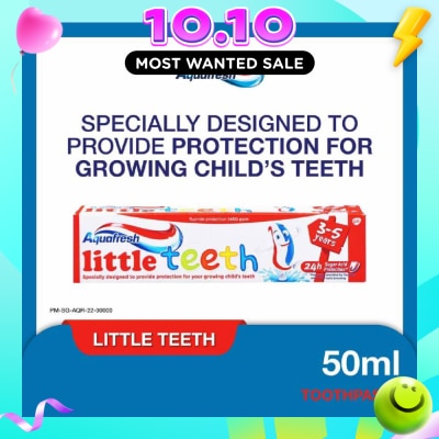 AQUAFRESH Little Teeth Toothpaste 50ml image