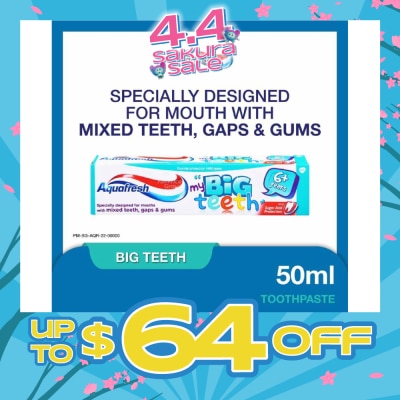 AQUAFRESH - Big Teeth Toothpaste 50ml