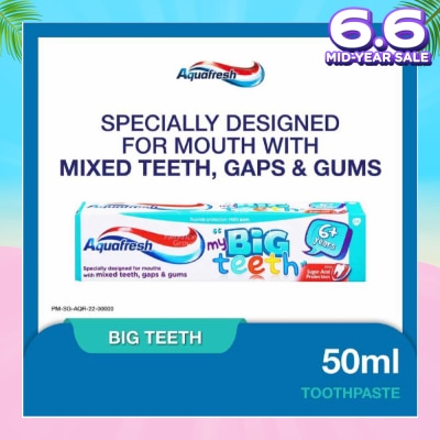 AQUAFRESH Big Teeth Toothpaste 50ml