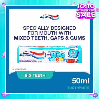 AQUAFRESH Big Teeth Toothpaste 50ml