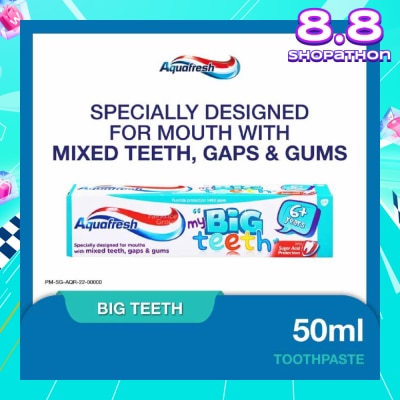 AQUAFRESH Big Teeth Toothpaste 50ml