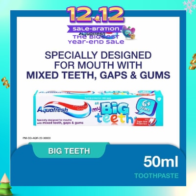 AQUAFRESH Big Teeth Toothpaste 50ml