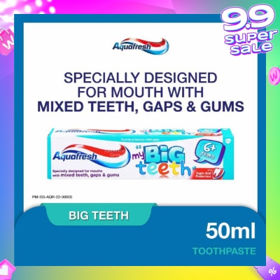AQUAFRESH Big Teeth Toothpaste 50ml