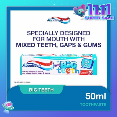 AQUAFRESH Big Teeth Toothpaste 50ml
