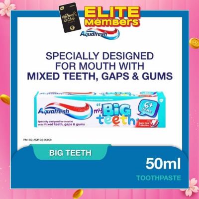 AQUAFRESH Big Teeth Toothpaste 50ml