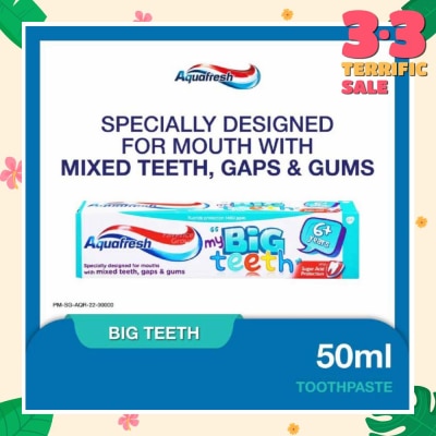 AQUAFRESH Big Teeth Toothpaste 50ml