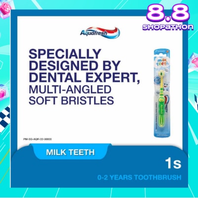 AQUAFRESH Milk Teeth Toothbrush 0-2 years 1 Piece