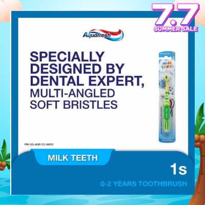 AQUAFRESH Milk Teeth Toothbrush 0-2 years 1 Piece