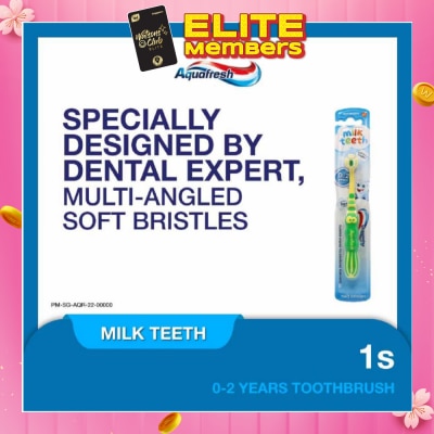 AQUAFRESH Milk Teeth Toothbrush 0-2 years 1 Piece