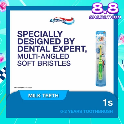 AQUAFRESH Milk Teeth Toothbrush 0-2 years 1 Piece
