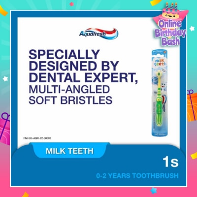 AQUAFRESH Milk Teeth Toothbrush 0-2 years 1 Piece