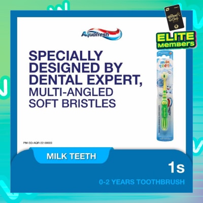 AQUAFRESH Milk Teeth Toothbrush 0-2 years 1 Piece