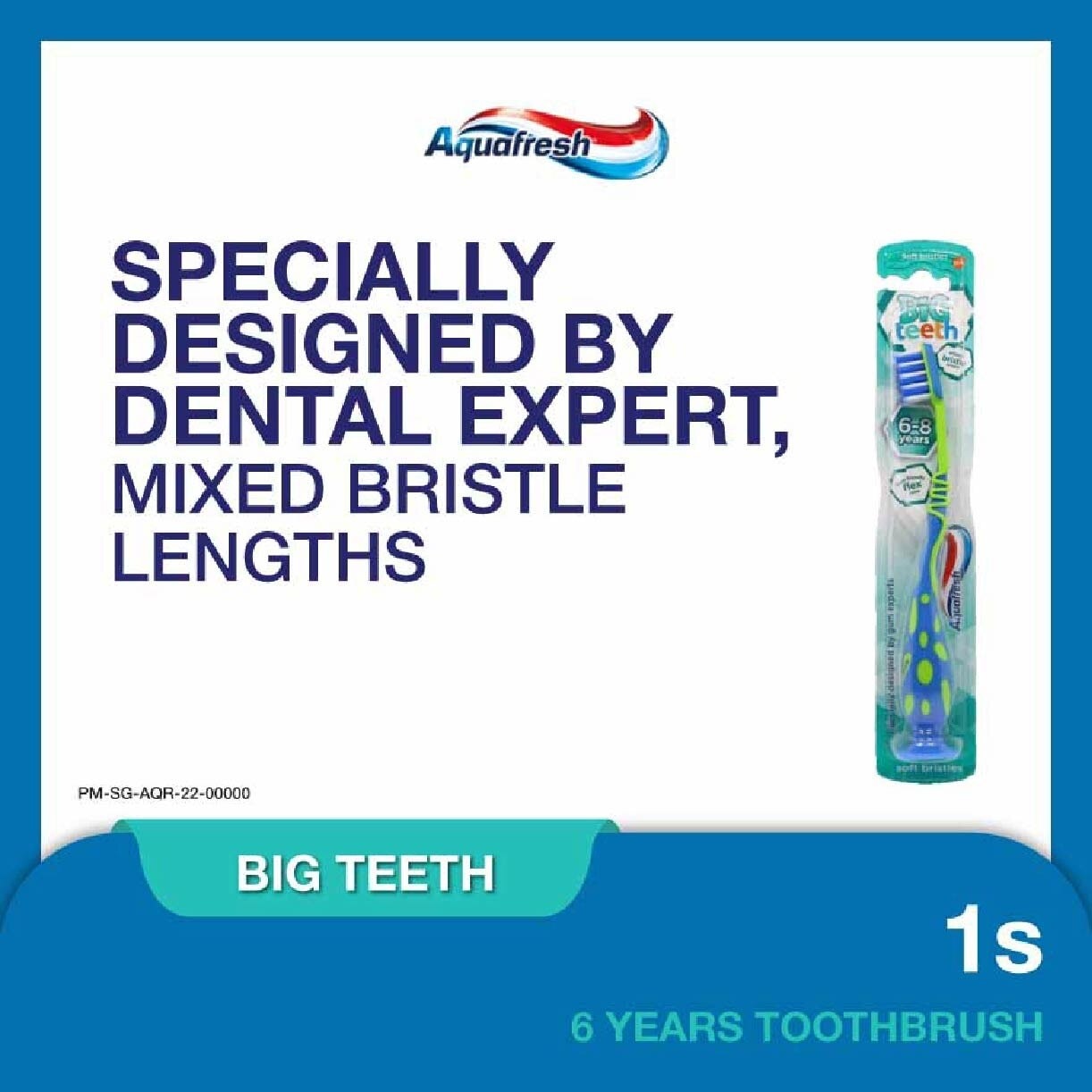 Big Teeth Toothbrush 6 years 1 Piece