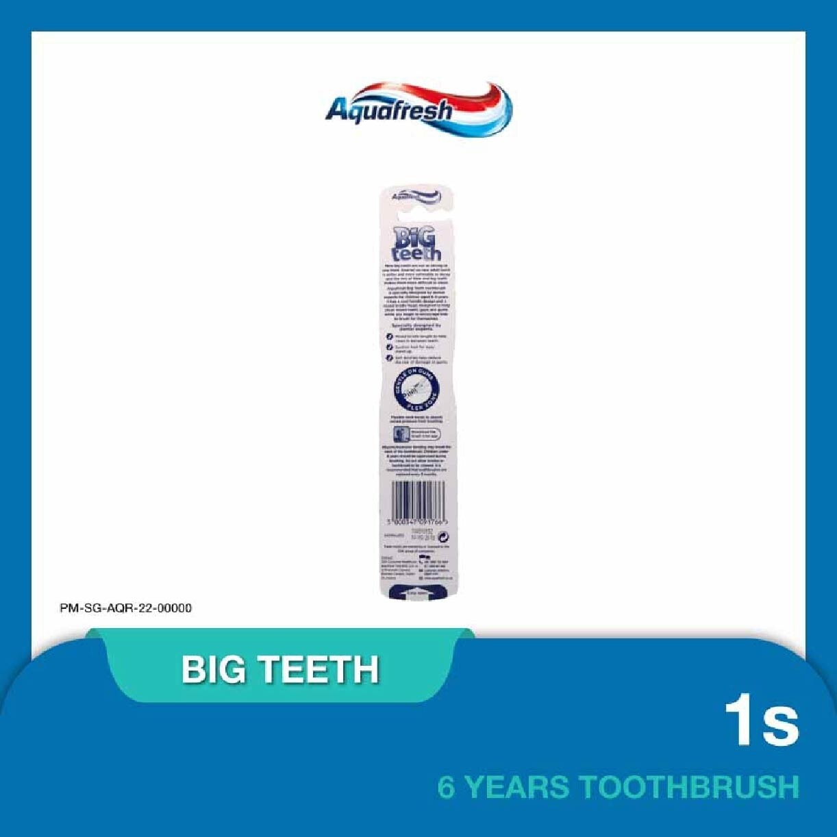 Big Teeth Toothbrush 6 years 1 Piece