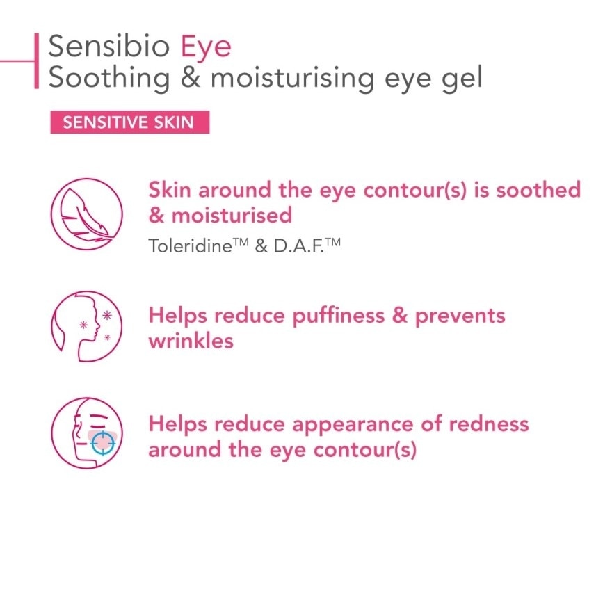 Sensibio Eye Soothing and Moisturising Eye Gel (Sensitive Skin) 15ml