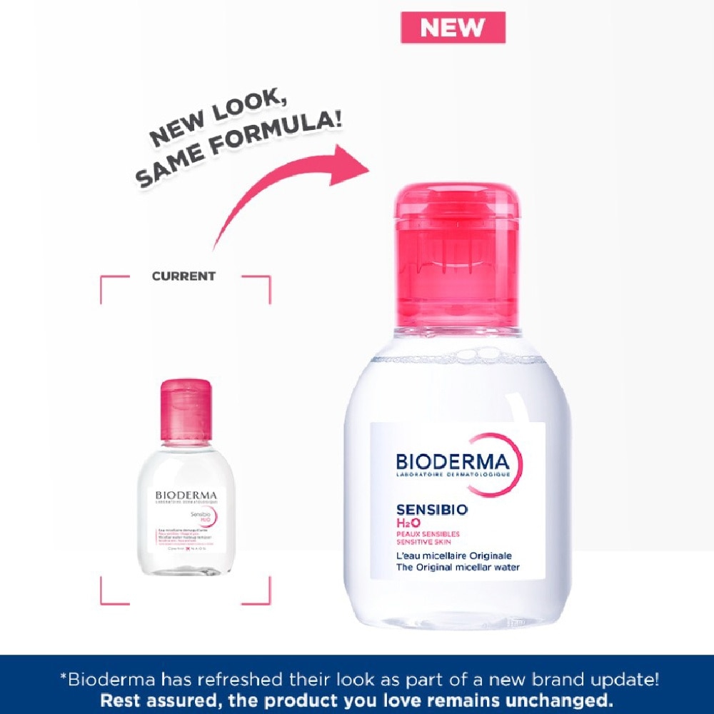 Sensibio H2O Soothing Micellar Water (Facial Non-Rinse Cleanser for Sensitive Skin) 100ml