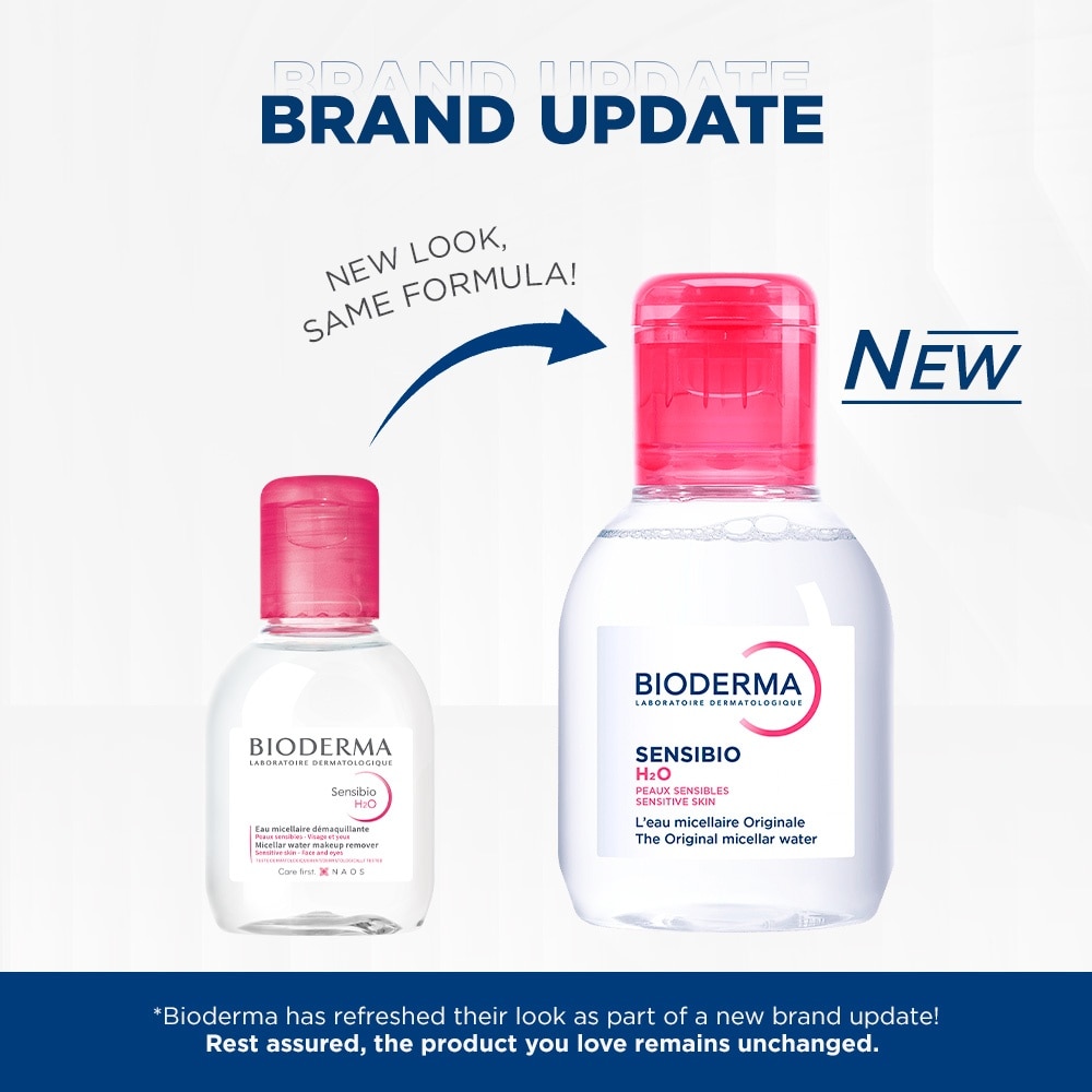 Sensibio H2O Soothing Micellar Water (Facial Non-Rinse Cleanser for Sensitive Skin) 100ml