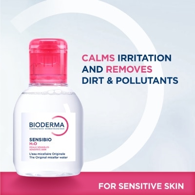 BIODERMA - Sensibio H2O Soothing Micellar Water (Facial Non-Rinse Cleanser for Sensitive Skin) 100ml