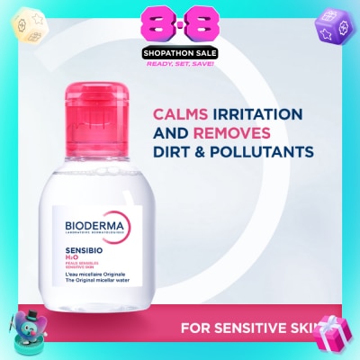 BIODERMA - Sensibio H2O Soothing Micellar Water (Facial Non-Rinse Cleanser for Sensitive Skin) 100ml