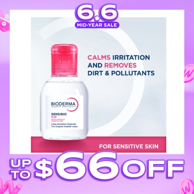 BIODERMA - Sensibio H2O Soothing Micellar Water (Facial Non-Rinse Cleanser for Sensitive Skin) 100ml