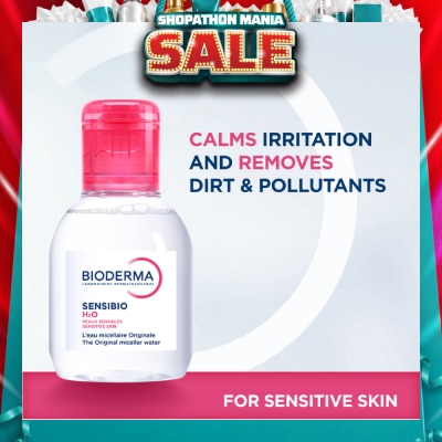 BIODERMA - Sensibio H2O Soothing Micellar Water (Facial Non-Rinse Cleanser for Sensitive Skin) 100ml