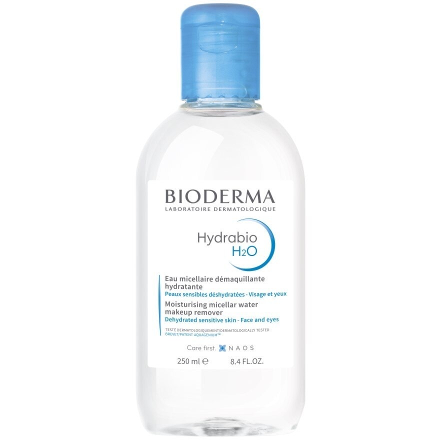 Hydrabio H2O Moisturising Micellar Water (Facial Non-Rinse Cleanser for Dehydrated Sensitive Skin) 250ml