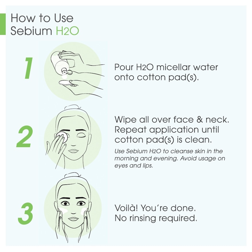 Sebium H2O Purifying Micellar Water 250ml