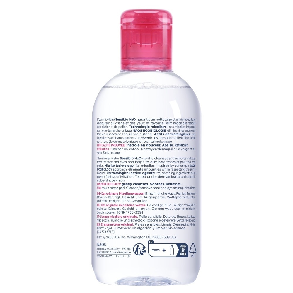 Sensibio H2O Soothing Micellar Water (Facial Non-Rinse Cleanser for Sensitive Skin) 250ml