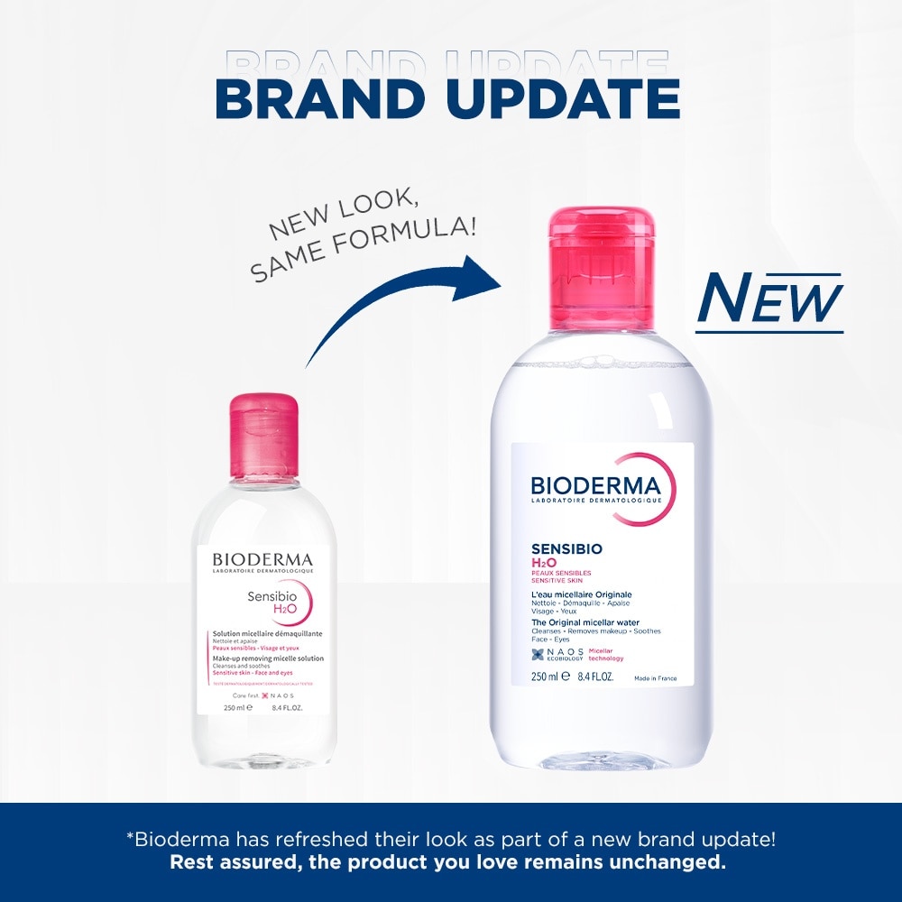 Sensibio H2O Soothing Micellar Water (Facial Non-Rinse Cleanser for Sensitive Skin) 250ml