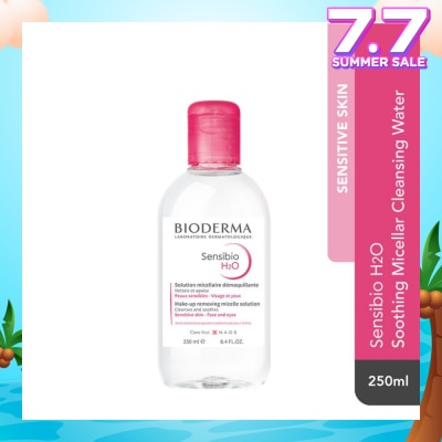 BIODERMA Sensibio H2O Soothing Micellar Water (Facial Non-Rinse Cleanser for Sensitive Skin) 250ml