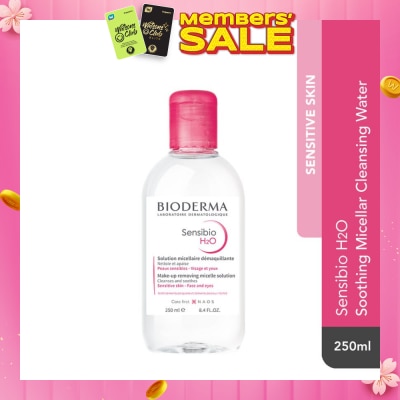 BIODERMA Sensibio H2O Soothing Micellar Water (Facial Non-Rinse Cleanser for Sensitive Skin) 250ml