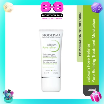 BIODERMA - Sebium Pore Refiner Pore Treatment Moisturiser (Oily to Acne-Prone Skin) 30ml