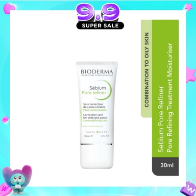 BIODERMA - Sebium Pore Refiner Pore Treatment Moisturiser (Oily to Acne-Prone Skin) 30ml image