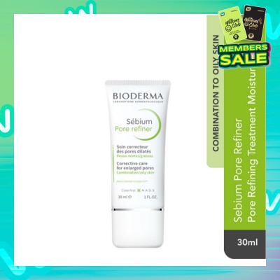 BIODERMA Sebium Pore Refiner Pore Treatment Moisturiser (Oily to Acne-Prone Skin) 30ml