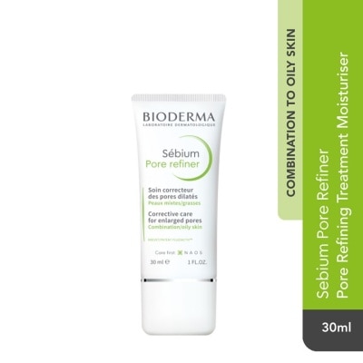 BIODERMA Sebium Pore Refiner Pore Treatment Moisturiser (Oily to Acne-Prone Skin) 30ml