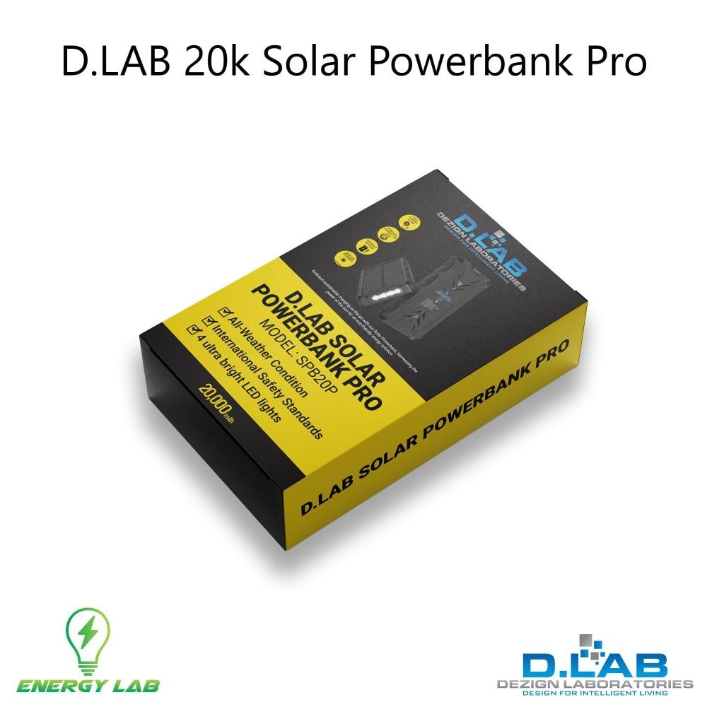 20k Solar Powerbank Pro (SPB20P) Black Color 1s