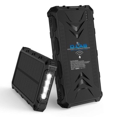 D.LAB 20k Solar Powerbank Pro (SPB20P) Black Color 1s