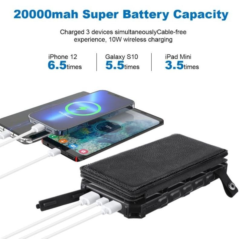 SolarCharge Explorer 20000 (SPB20L) Black Color 1s