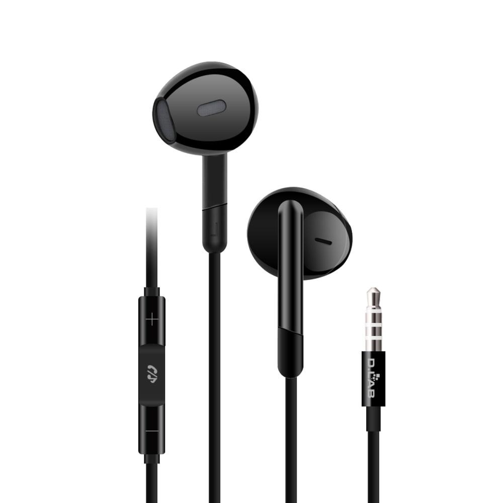 Advanced In-ear 3.5mm Wired Control Earphone Black Color 1s
