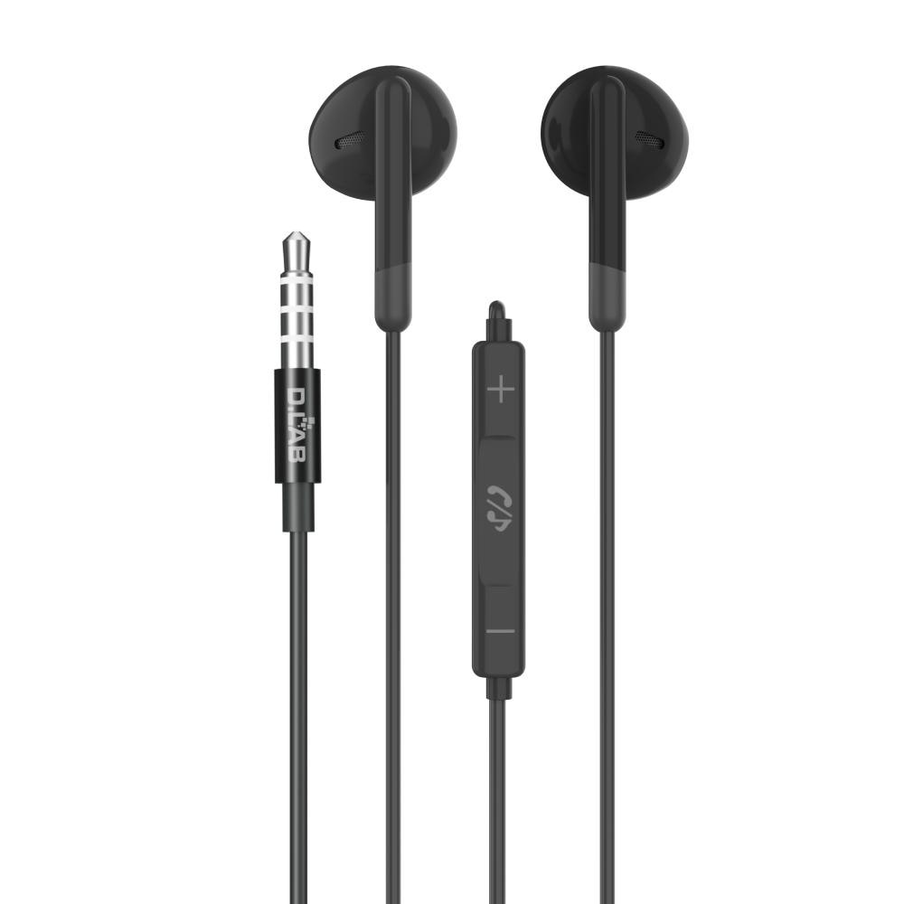 Advanced In-ear 3.5mm Wired Control Earphone Black Color 1s