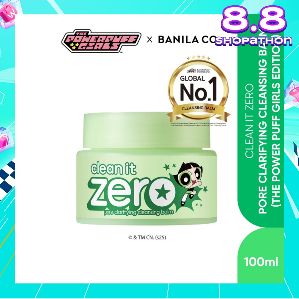Clean it Zero Pore Clarifying Cleansing Balm Powerpuff Girls Edition 100ml
