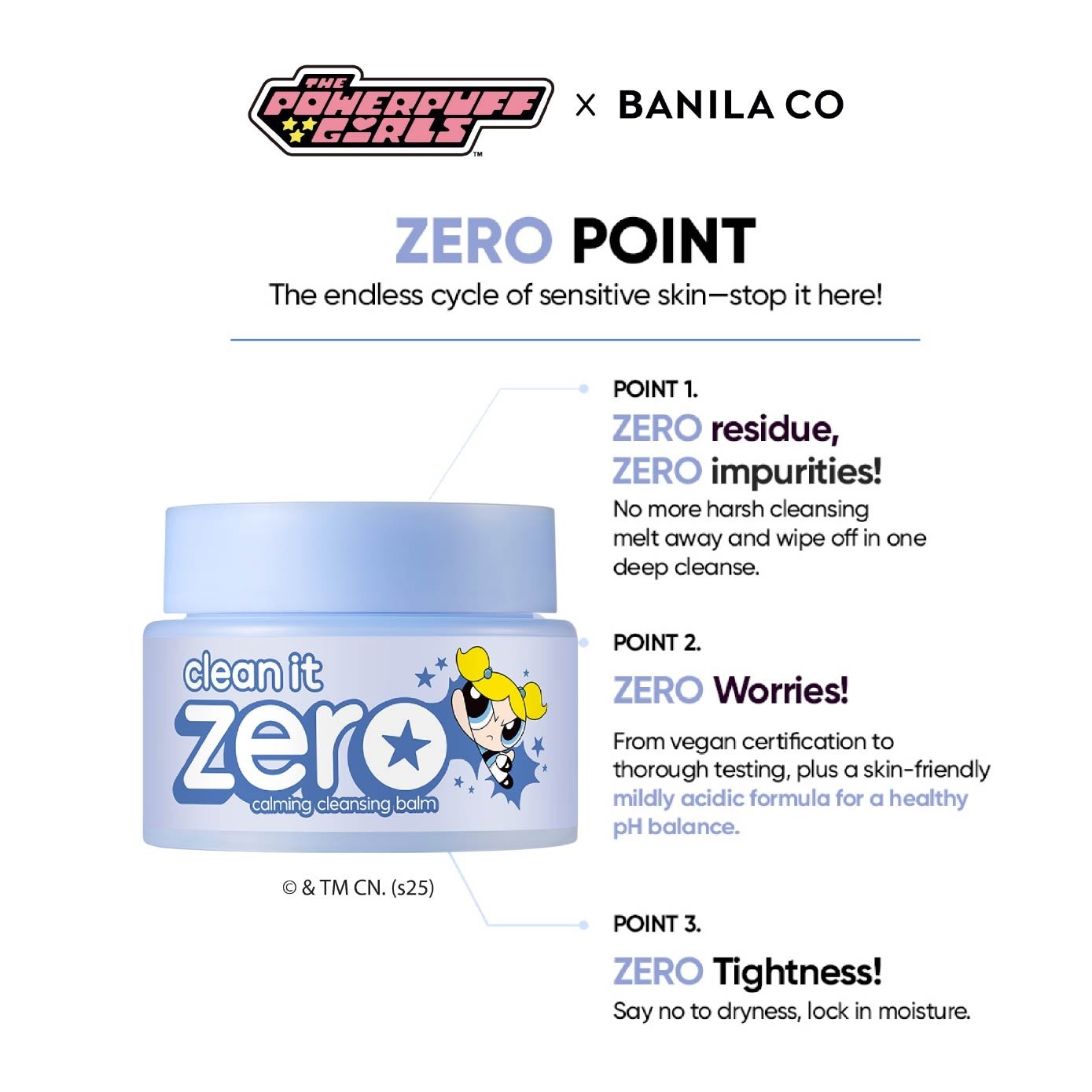 Clean it Zero Calming Cleansing Balm Powerpuff Girls Edition 100ml