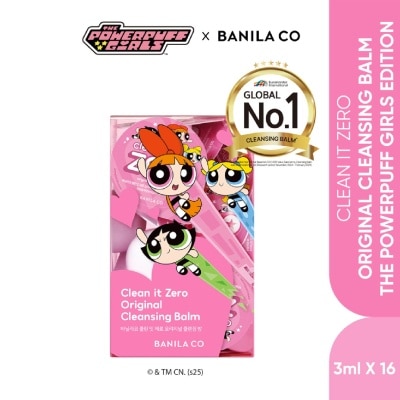 BANILA CO Clean it Zero Original Cleansing Balm Travel Kit Powerpuff Girls Edition 3ml x 16s