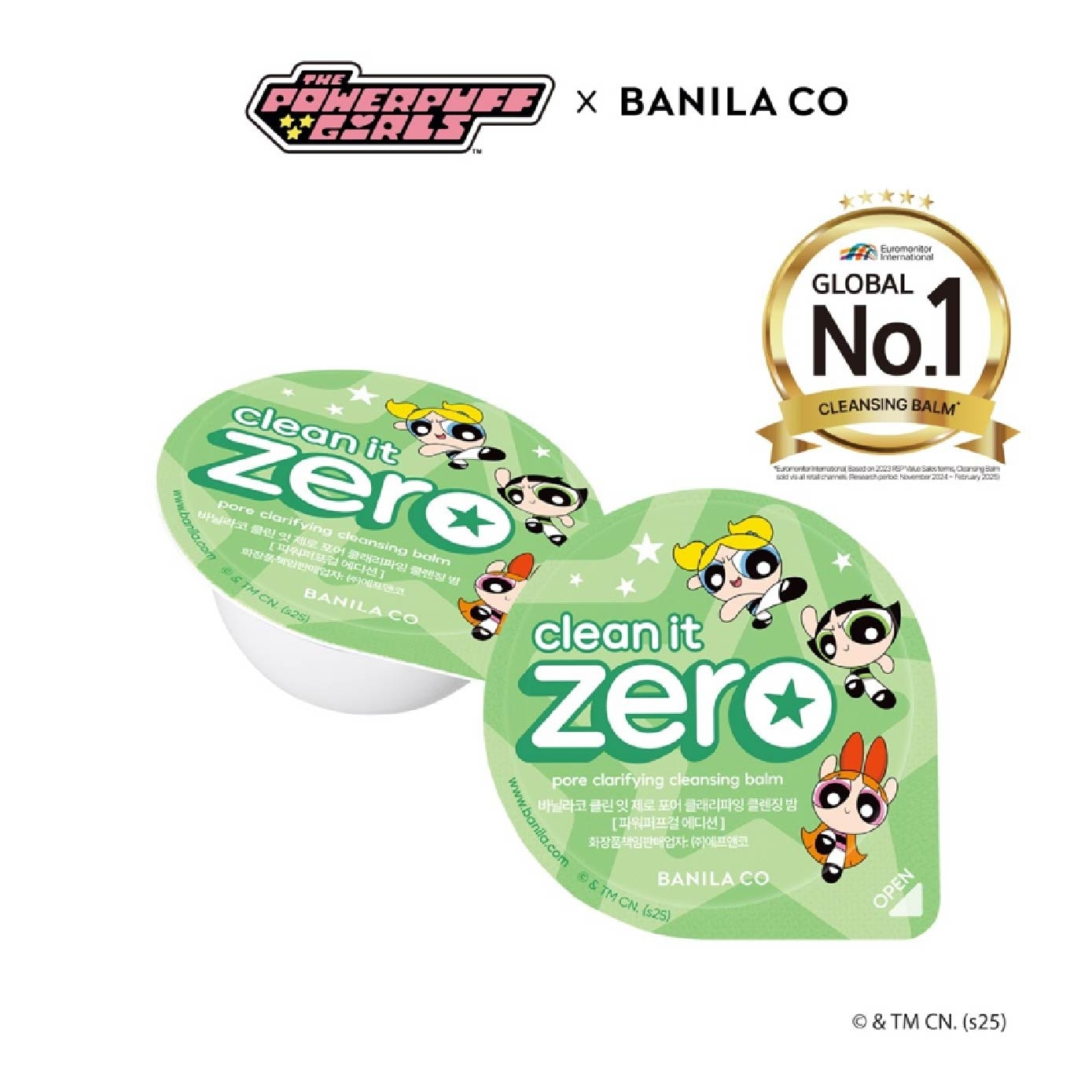 Clean it Zero Pore Clarifying Cleansing Balm Travel Kit Powerpuff Girls Edition 3ml x 16s