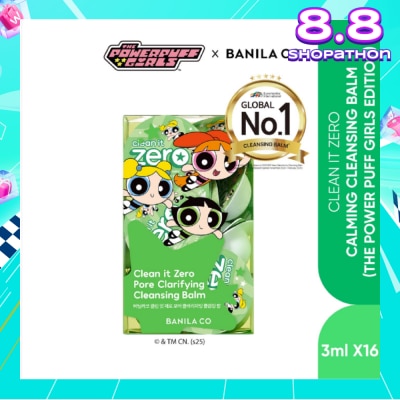 BANILA CO Clean it Zero Pore Clarifying Cleansing Balm Travel Kit Powerpuff Girls Edition 3ml x 16s