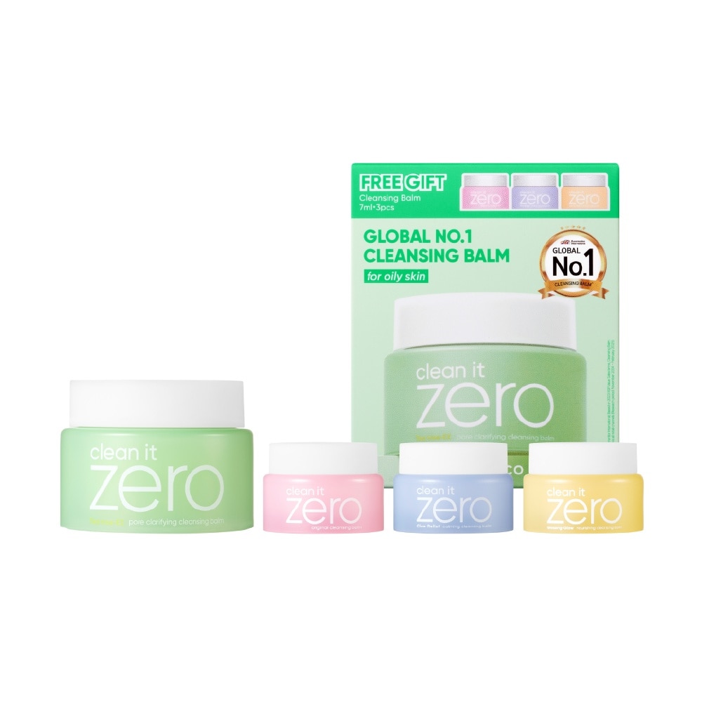 Clean it Zero Pore Clarifying Cleansing Balm Bonus Pack (7ml x 3s) + 100ml