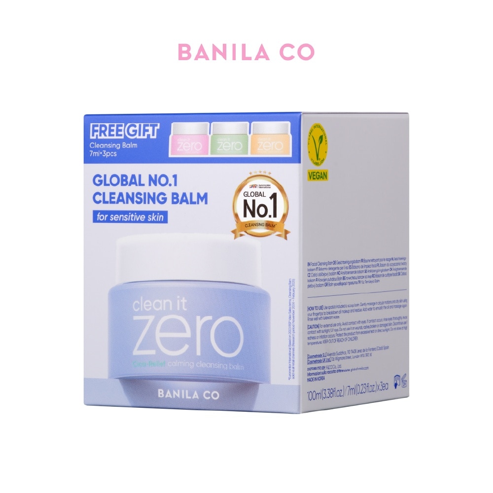 Clean it Zero Calming Cleansing Balm Bonus Pack (7ml x 3s) + 100ml